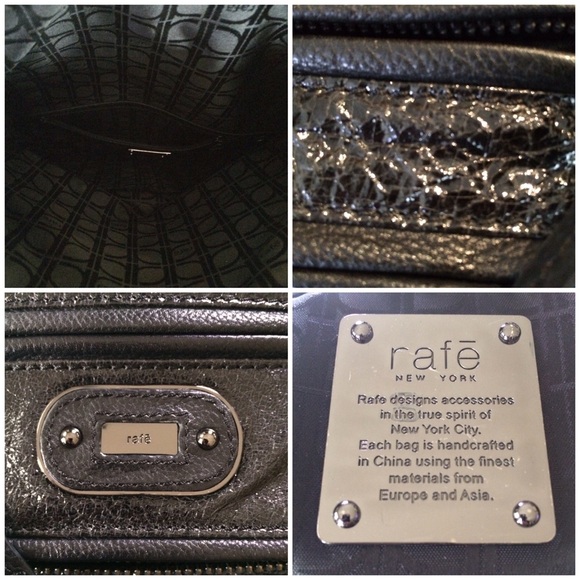 Rafe New York Liz Metallic Black Wristlet/Clutch - Picture 8 of 9